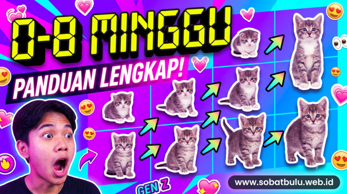 Cara Merawat Anak Kucing Baru Lahir: Panduan Lengkap 0-8 Minggu